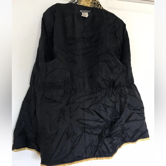Begedor Italy 100% Silk Jacket Vintage M - Picture 8 of 12